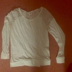 PINK casual long sleeve tee